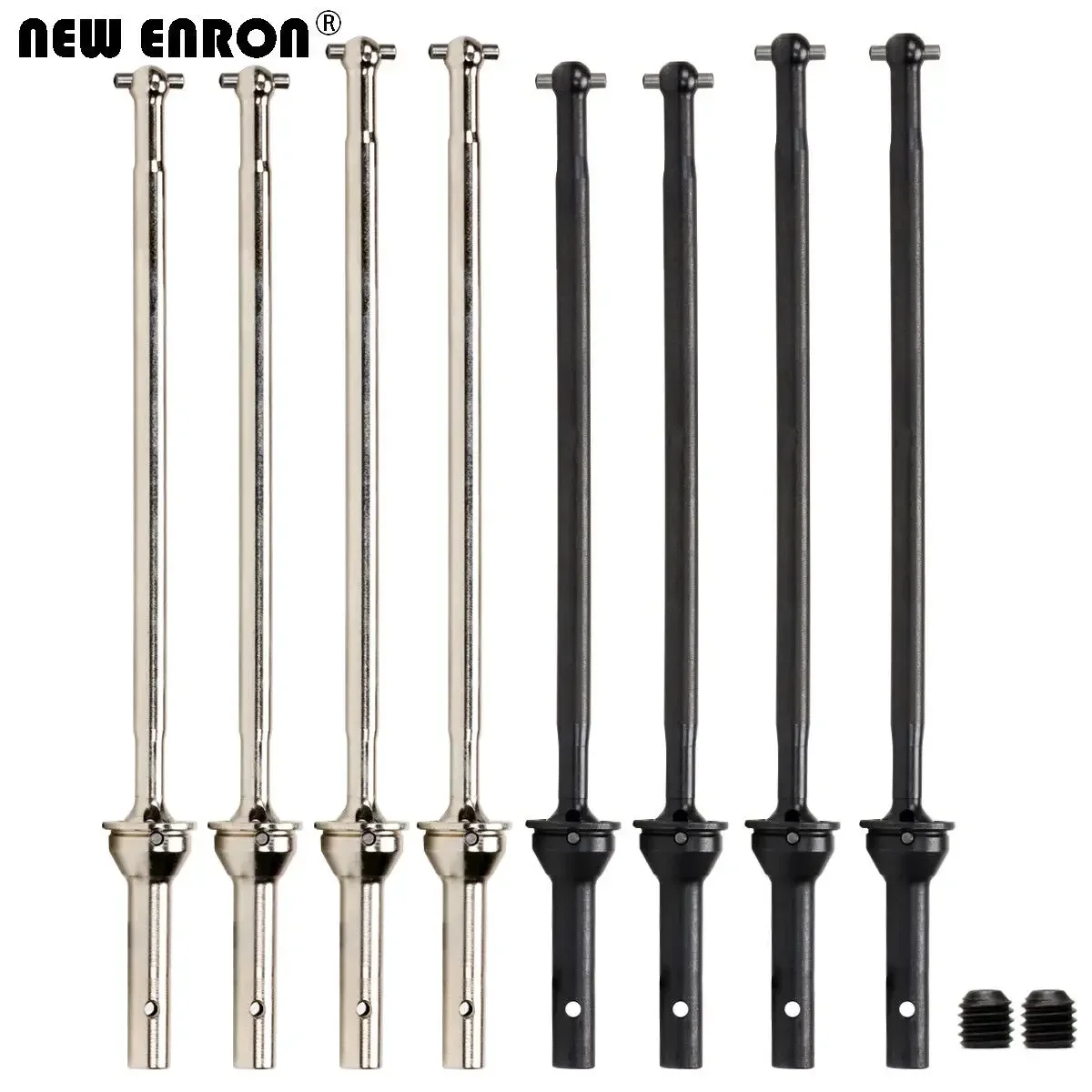 NEUE ENRON CNC Hartstahl Vorder-/Hinterachse CVD Antriebswelle AR 310458 AR 310590 AR 310591 Für RC 1/7 1/8 ARRMA 6S KRATON NOTORIOUS