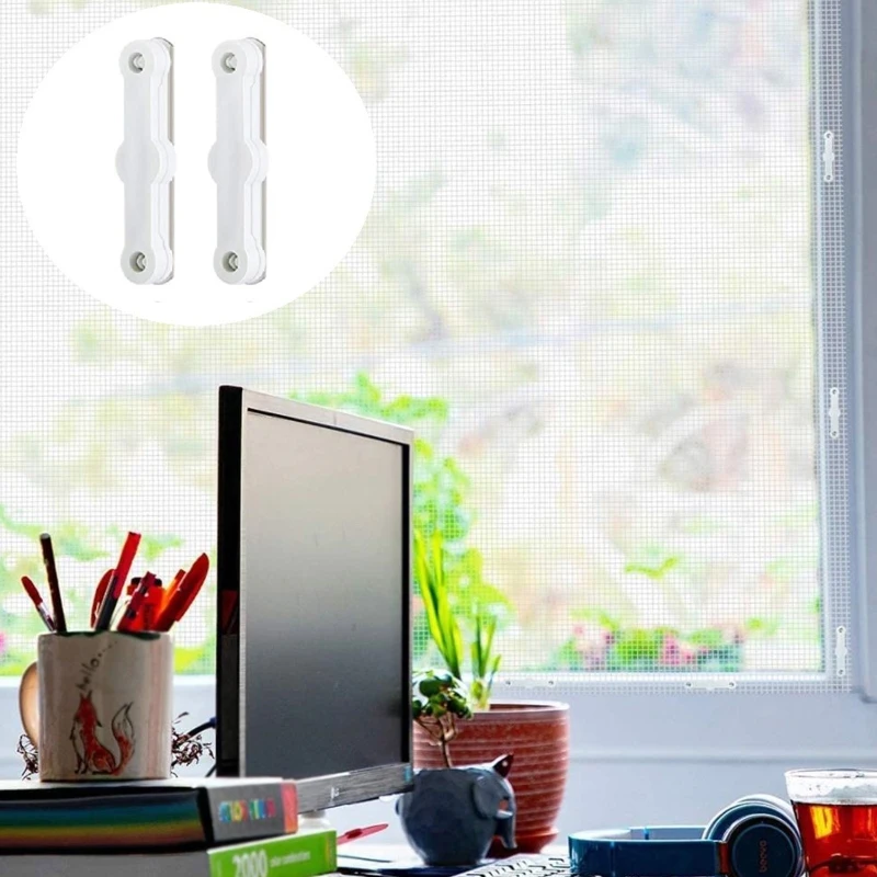 

Self Adhesive Curtain Clamp Anti Deformed Heavy Duty Fly Screen Installer Clips Home Fixing Supplies Easy Installation