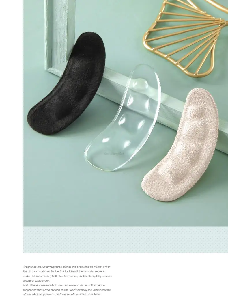 Shoe Pads for Sandals Silicone heel protector Anti-wear Feet Shoe Pads for High Heels Anti-Slip Heel Protectors for Womens Shoes