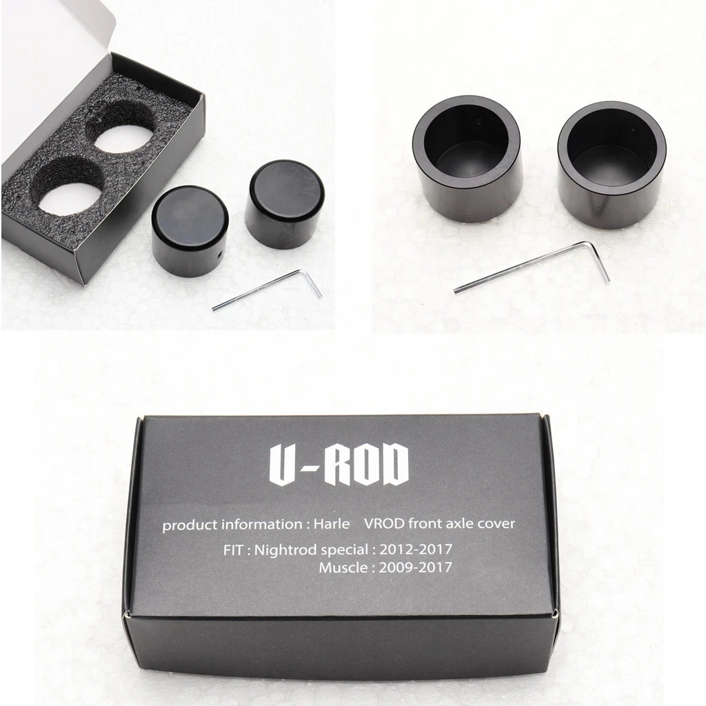Per Moto Vrod Anteriore Nightrod Axle Nut Cover V Rod Night Rod 2012-2017 Vrscf Muscle 2009-2017 Coperchio Forcella