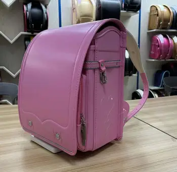 Japanese Randoseru Backpack  Elementary School Bookbags for girls Japan PU Leather Japan School Bag For Boys School Backpack Bag 1