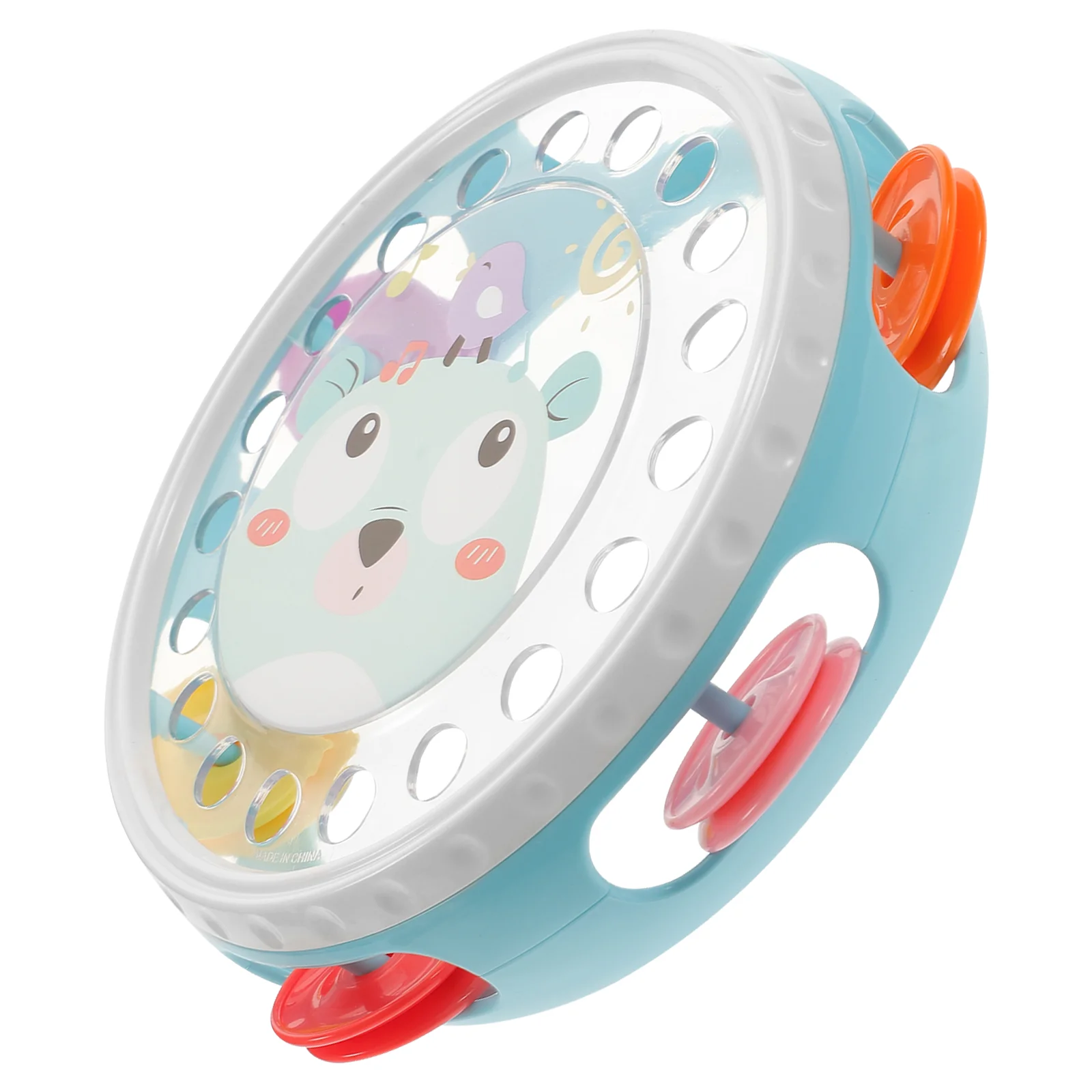 

Hand-Held Little Hand Drum Percussion Gift Baby Tambourine Children'S Hand Drum Musical Educational Toys Christmas Birthday Gift