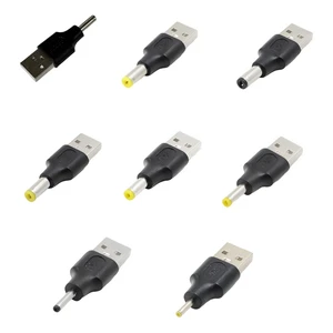 Адаптер USB-DC 5 В USB-штекер в DC-штекер Конвертер USB-DC 2, 5x0, 7 мм 3, 5x1, 35 мм 4, 0x1, 7 мм 5, 5x2, 5 мм Разъем Прямая поставка