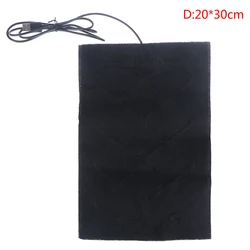 USB-Powered Warm Carbon Fiber Heating Pads for Jackets, Coats, and Vests (D)