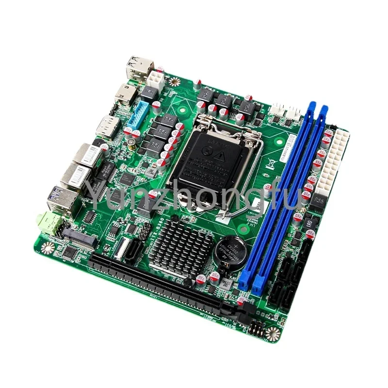 

Плата с 2 слотами Nvme, новая оригинальная материнская плата NAS 6SATA3.0 8th 9th i3 i5 i7 1151 mini ITX industrial