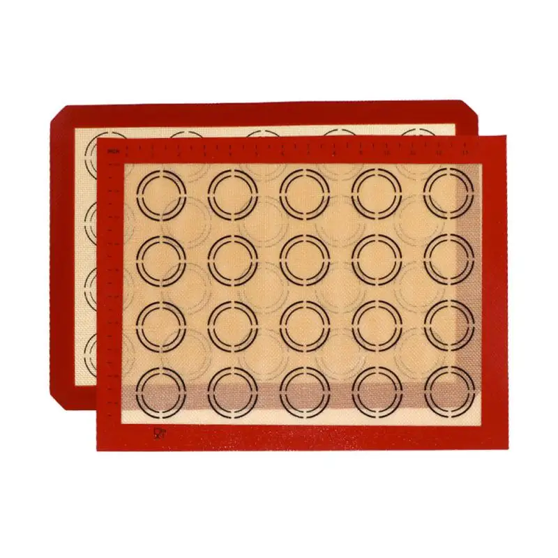 Forno In Silicone Casa Per Torte Strumenti Per Pasticceria Durevole Macaron Tappetino Da Forno Per Teglie Macaron Fondente Bakeware Cookie Pad Riutili