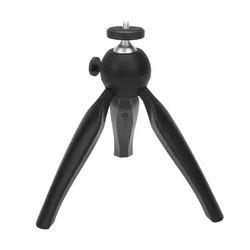 Compact Adjustable Projector and Camera Phone Tripod with Tray Holder (BLACK)