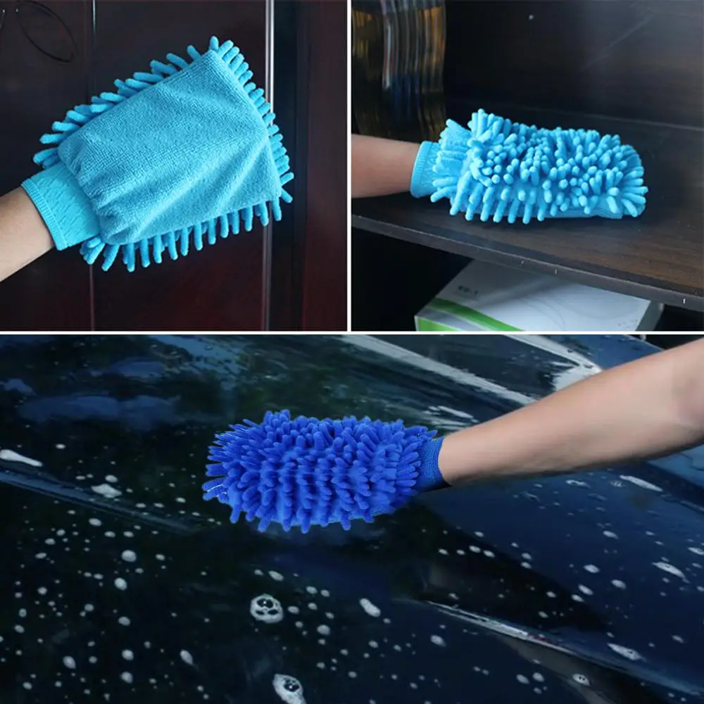 

Перчатка для мойки автомобиля, многофункциональная ручка из микрофибры для мытья автомобиля