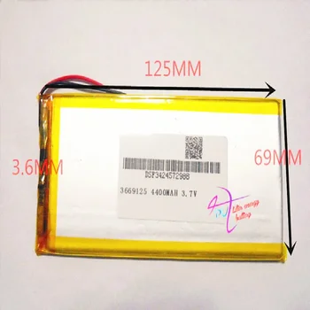 3669125 3.7V 4400mAH 3570125 3270125 PLIB (polymer lithium ion battery) Li-ion battery for tablet pc,Digital pho