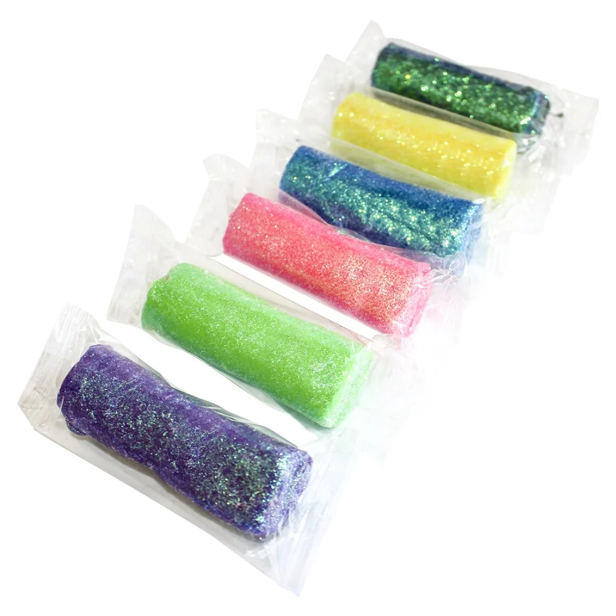 GLITTER Dough Soft 6 Colors POT 300g ICU GUTI - Canson - 3