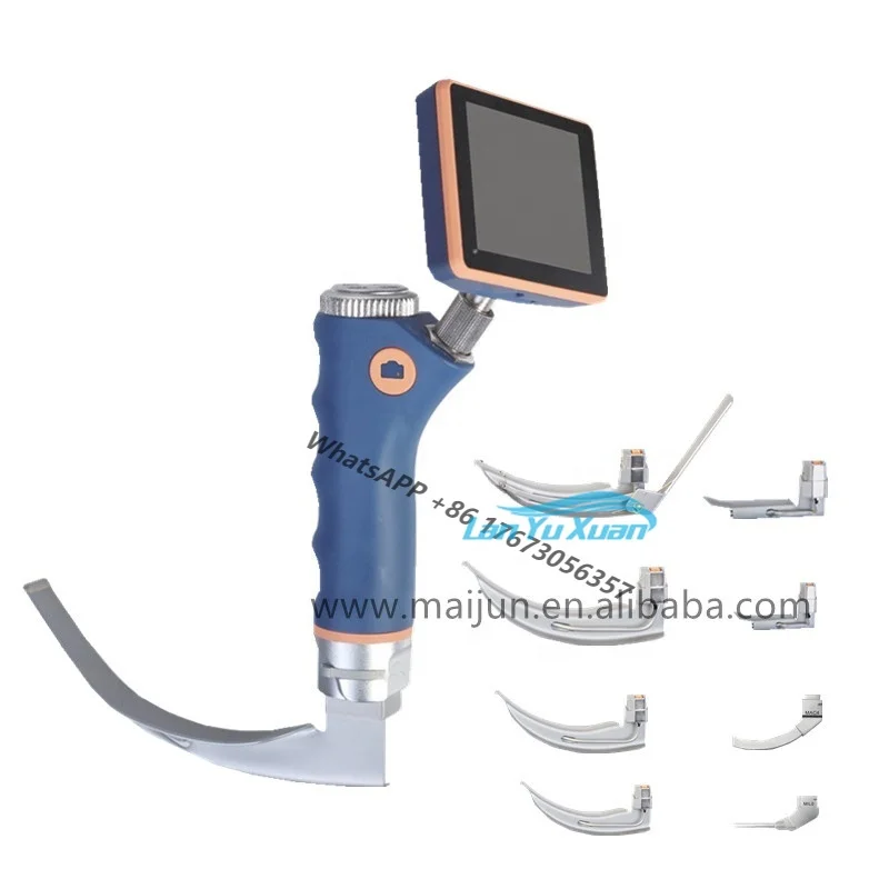 

Portable 3.5"LCD Full View Medical Handheld for Adult and Pediatric Use Video Laryngoscope Intubation