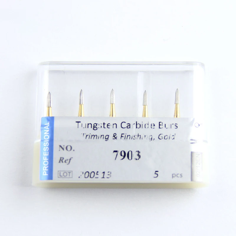 5 stücke Dental Wolfram Finishing Hartmetall bohrer fg 7903l 7903 8-12 Klingen Zahnmedizin Schleif bohrer Hoch geschwindigkeit Trimmen Zahnärzte Werkzeuge,bohrmaschine – Detail 8