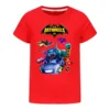 Funny Batwheels Short Sleeve Kids Clothing T-Shirts Summer Children Tops Cartoon Casual Tees Cotton Boys Girls Clothes3057 4