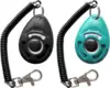 Pet Training Clicker with Wrist Strap - Dog Training Clickers (New Black + Blue) 1