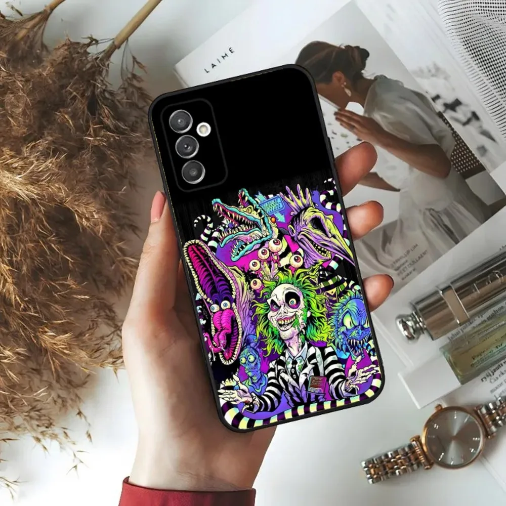 thumbnail image 1 of Funda blanda negra B-Beetlejuices 2 para Samsung S24,23,22,30,21,10,9,Ultra,Plus,Lite,FE,5G, 1 of 5