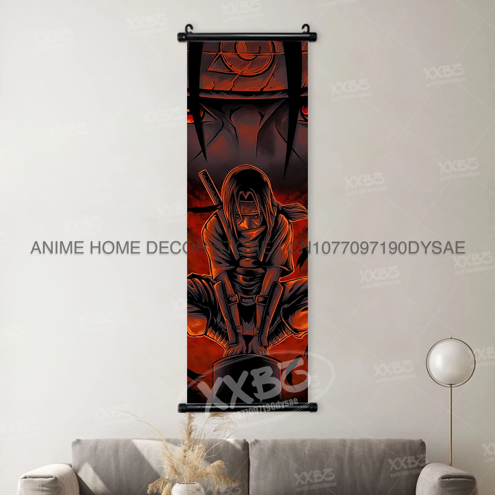 Uchiha Clan Anime Scrolls: Decorative Naruto Wall Art Poster Collection