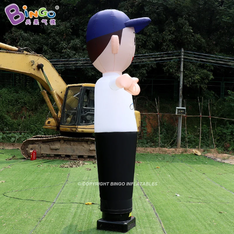 Personalized 2.7mH Inflatable Waving Air Dancer For Advertising Decoration / 9ft Tall Sky Dancer Balloon Toy Tube Man