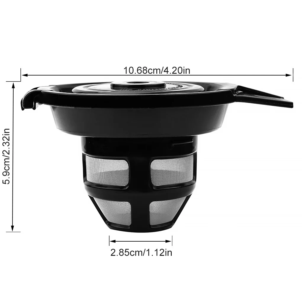 

Coffee Filter Cup Reusable Refillable Fine Mesh Tea Strainer Basket Part