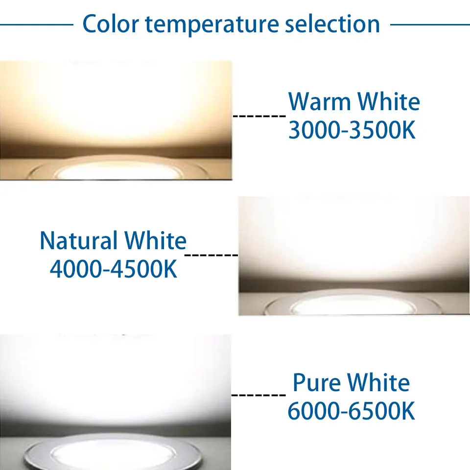 Description Picture 4 of item9W 50mm 58mm 65mm LED Chip Lamp Beads SMD 5730 Beads Kit LED Diode Round Light Source LED Bulb Spotlight Emitter