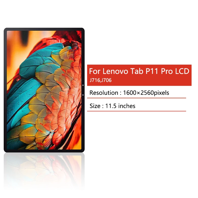Lenovo Tab P11 Pro TB-XJ706F - Écran LCD + Écran Tactile TFT
