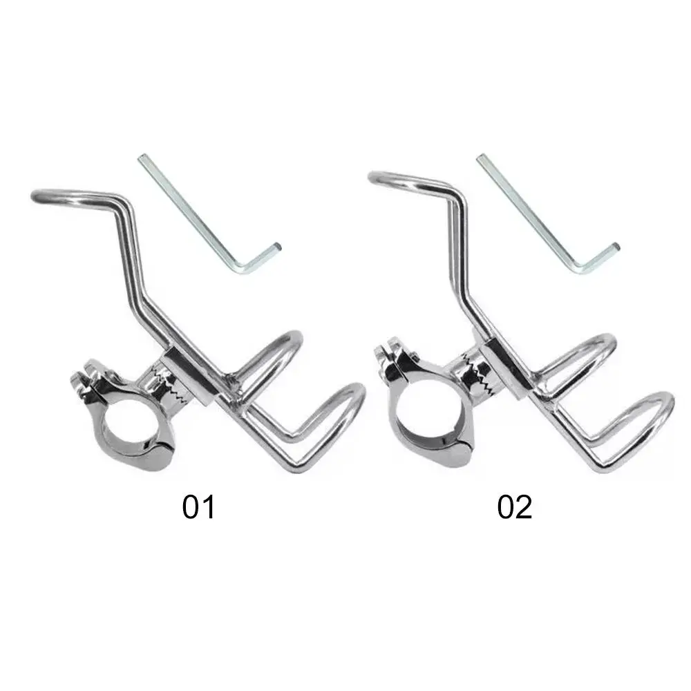 316 Stainless Steel Fishing Rod Holder Rail Mount 25mm/32mm Dia. Marine Boat Corrosion-Resistant