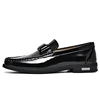 Fashion Italian Mens Casual Shoes Luxury Brand Business Leather Loafers Slip On Loafers Men Formal Wedding Dress Shoes Mocassin 5