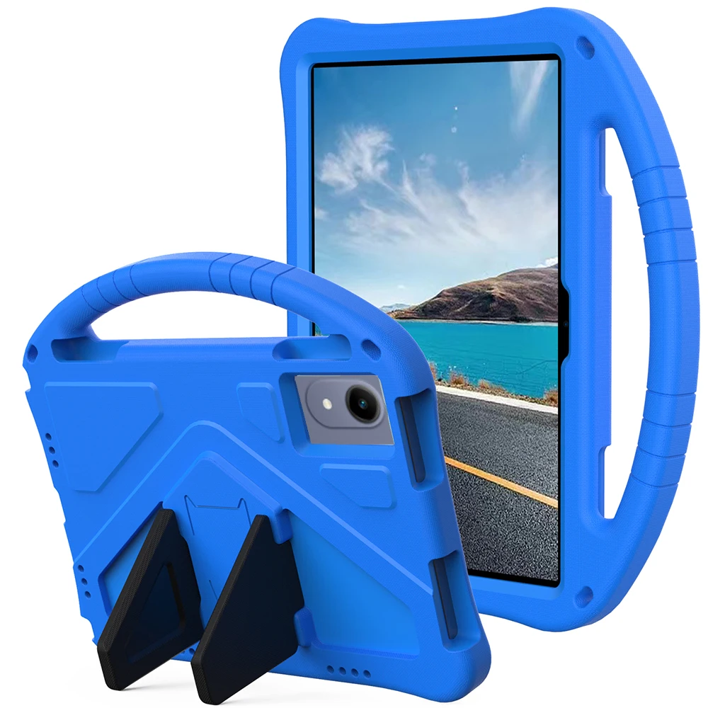 Kids Safety Portable EVA Foam Shockproof Tablet Protector with Rear Kickstand, 11