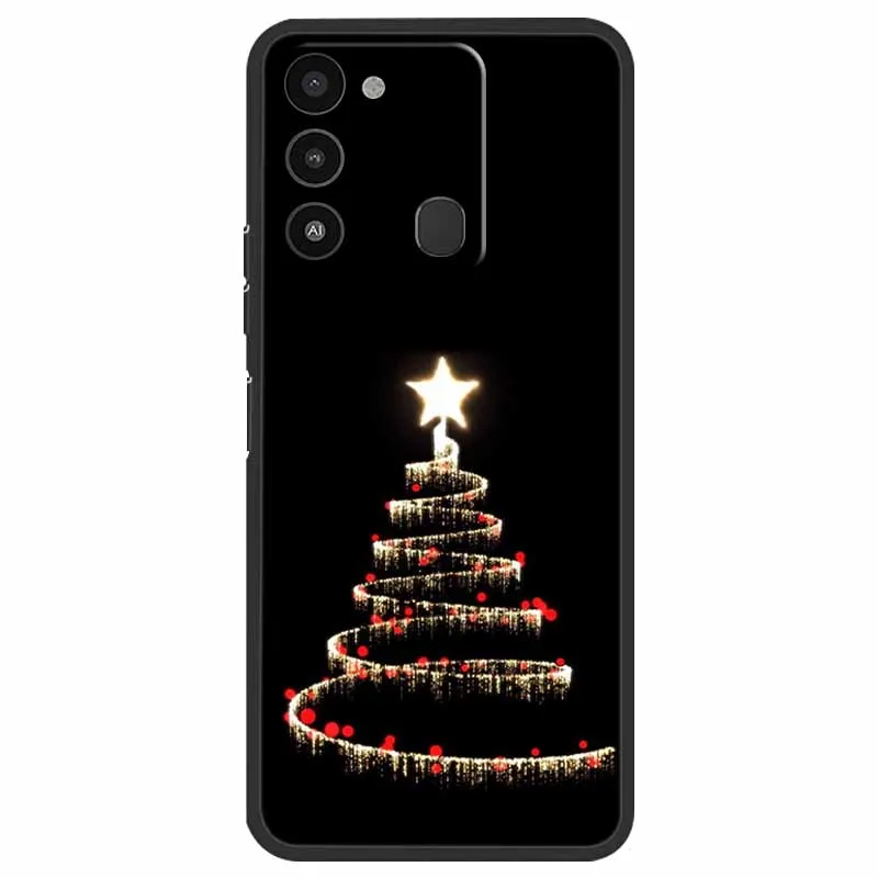 Holiday Edition Silicone Soft TPU Phone Cover - Festive Design Case