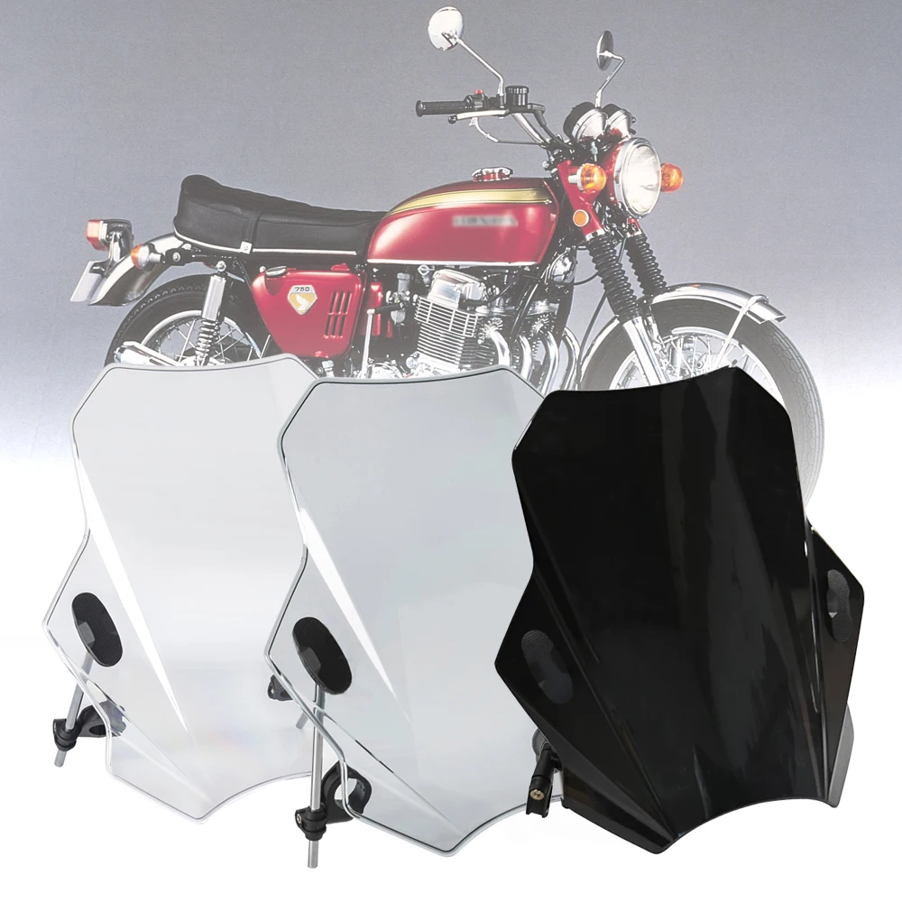 

For Honda CB 750 C CB750 F CB900 F Windscreen Windshield Deflector Covers Screen Modified Motorcycle Accessories