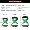 Padded Figure 8 Weight Lifting Wrist Straps Deadlift Powerlifting Belts Hand Support Strong Weightlifting Non-slip Wrist Wraps 4