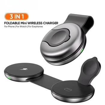3-in-1 Foldable Wireless Charger Dock