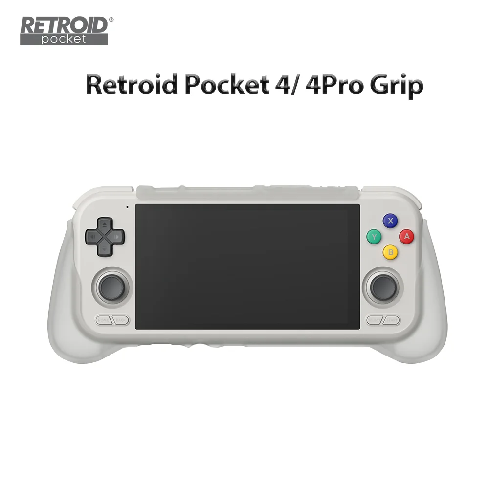 Borsa Nera Originale E Impugnatura Di Retroid Pocket 4 Console Di Gioco Portatile Borsa Da Trasporto Impermeabile E Impugnatura Per Retroid Pocket 4 P