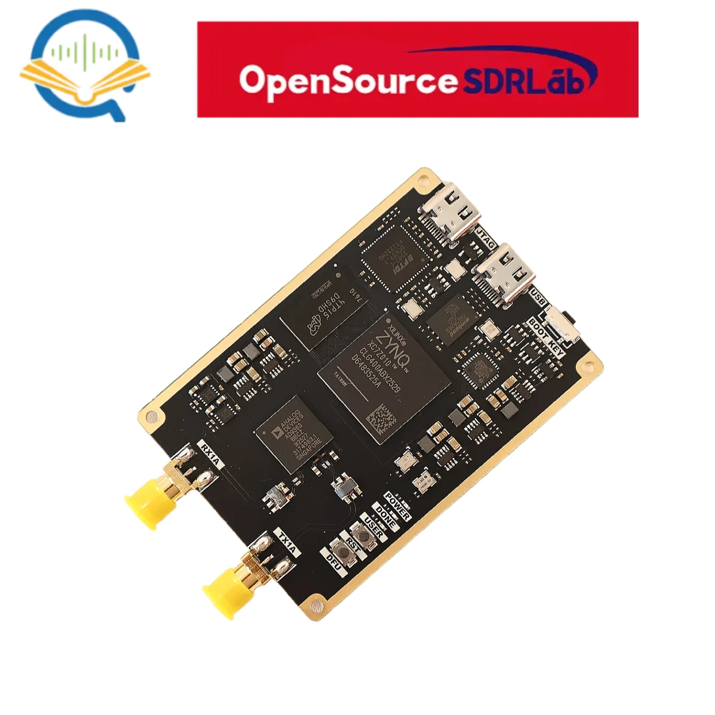 오픈 소스 SDRLab 개발 보드, FLASH 및 JTAG 부트 모드 지원 7010 AD9363 SDR 미니