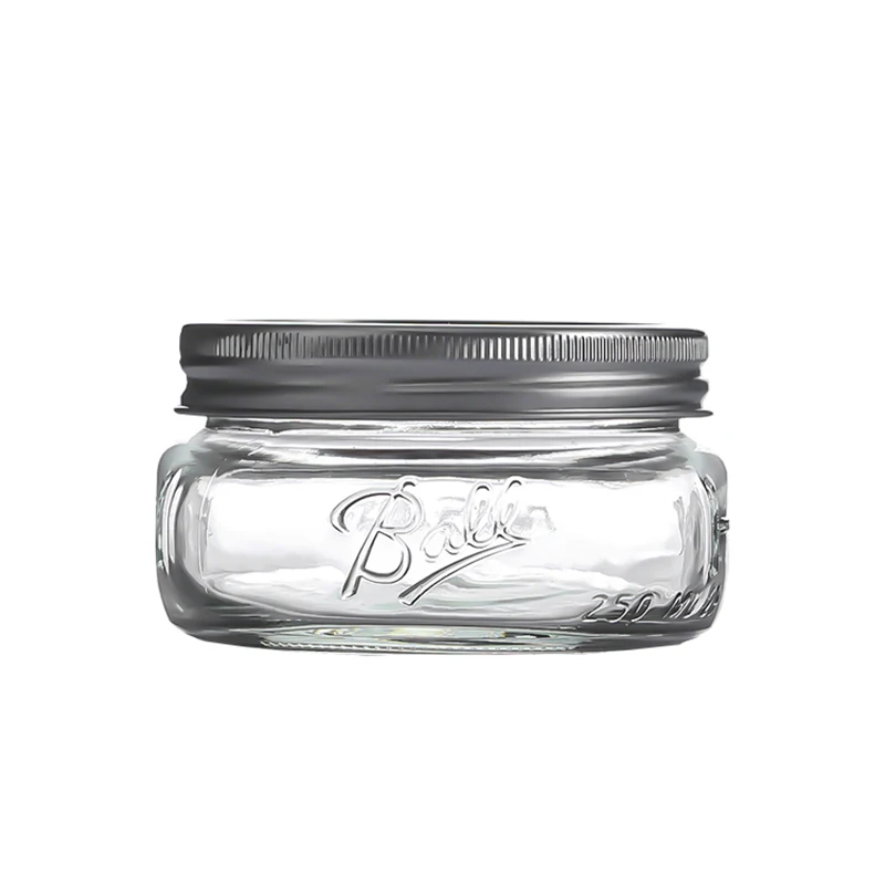 American Mason Jar Glass Transparent Oat-Sealed Beverage Cup Durable Kitchen Storage Container for Milk Shake & Juice glass storage jar glass storage container
