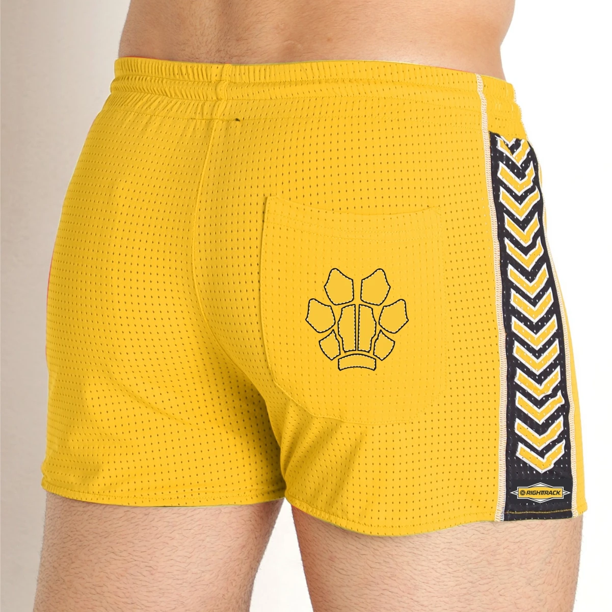 Men's Mesh Spitfire Short RT Running Muscle Gym Pants Bodybuilding Beach Wear ManSexy Play Sleepwear Bottoms 5