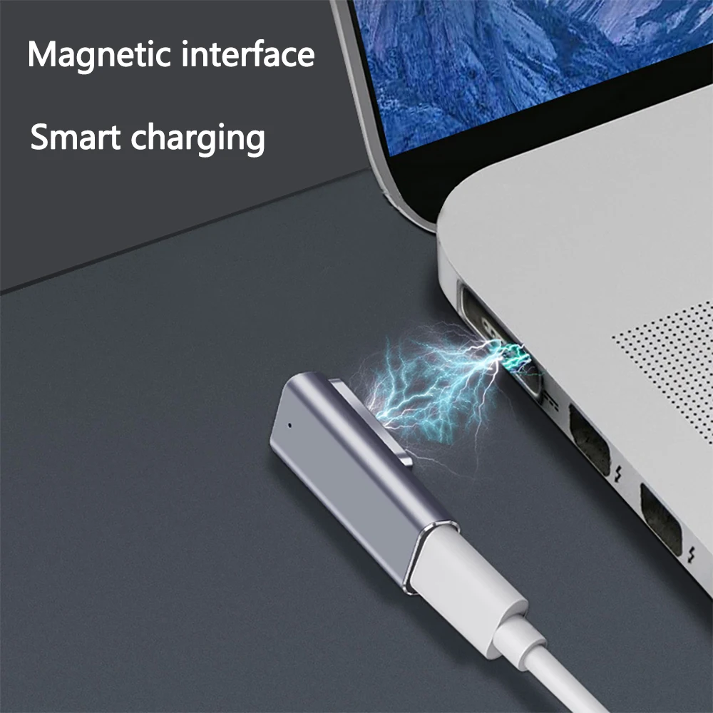 adaptador para macbook magsafe magsafe tipo cabo magnético para macbook pro ar usb fêmea carregamento rápido plugue conversor
