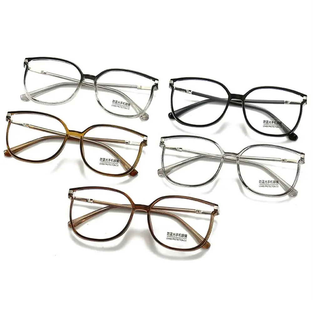 

Transparent Frame Anti-UV Blue Rays Glasses Fashion Ultra-light PC Eyeglasses Solid Color Optical Glasses Frame Women Men