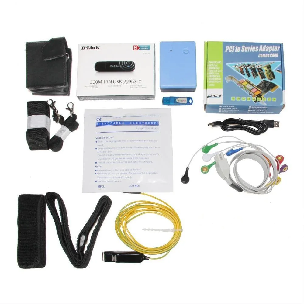 CONTEC8000S Stress ECG Systems Wireless Exercise 12-Lead ECG Recorder Software CONTEC