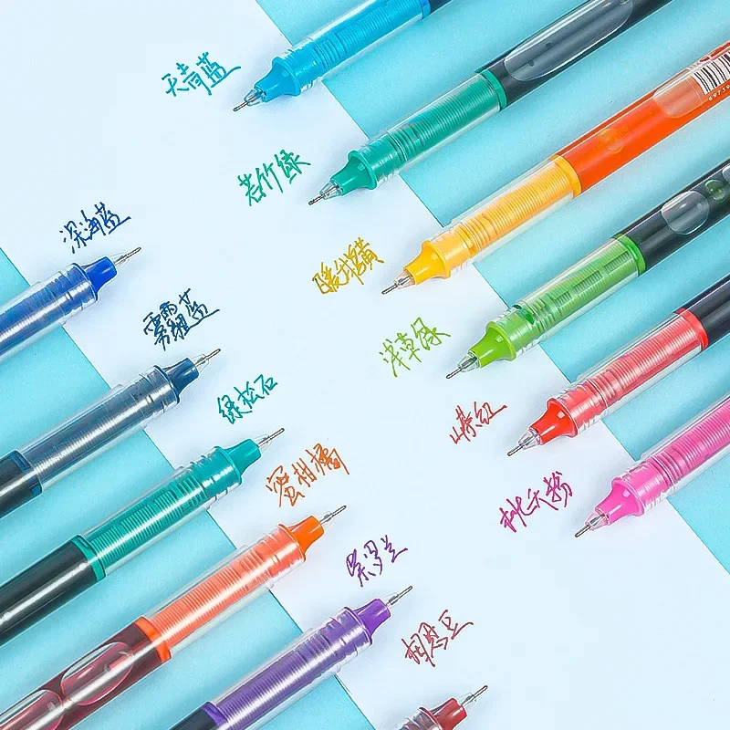 6 colori/Set penne a sfera retrattili colorate Kawaii 0.5mm per diario Set  di penne Gel di cancelleria carino scuola e ufficio - AliExpress
