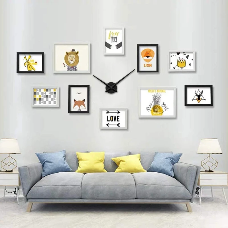 3D Clock Hands DIY Large Clock Movement Mechanism Needles Wall Accessories Part Replacement wall clock movement quartz clock movement