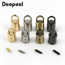 

10Pcs Bag Metal Buckles Handbag Strap Lether Rope Cord Lock Tassel Fringe Cap Clasp Connector Hanger Stopper Accessories