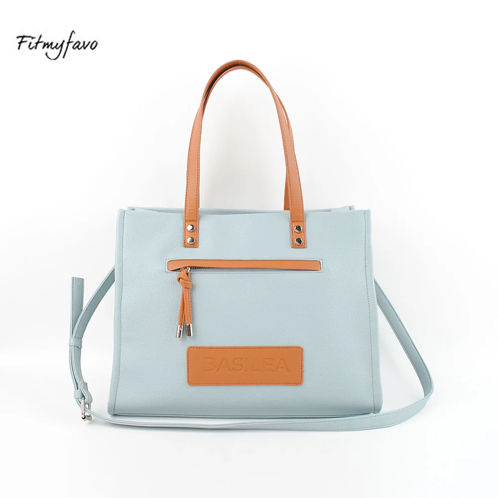 

Сумка на плечо женская из экокожи, вместительный саквояж контрастных цветов в ретро стиле, чемоданчик кросс-боди