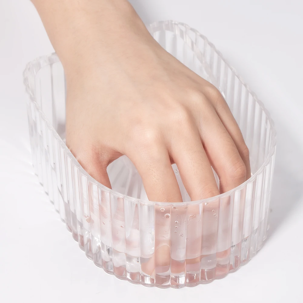 MAYCHAO 1PC Manicure Bowl Nail Polish Remover Soak Bowl Acrylic Nail Tip Treatment Remover DIY Nail Art SPA Manicure Tools 2