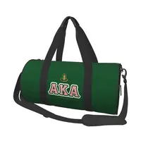 AKA Sorority Print Gym Bag 1908 Fashion Funny Outdoor Sports Bags with Shoes Luggage Pattern Handbag Funny Fitness Bag For Women 1