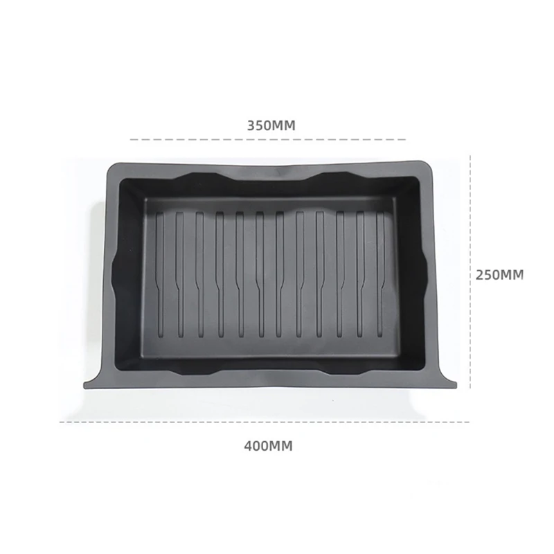 TPE Under Seat Storage Box For Tesla Model Y Car Organizer Underseat Drawer Holder Hidden Space Bins Chair Tray Car Accessories