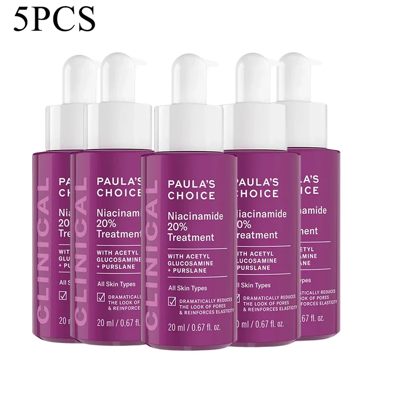 

5 шт. на выбор Paula's Choice, 20% Ниацинамид, витамин B3, концентрированная эссенция, антивозрастное лечение, обесцвечивание и уменьшение пор