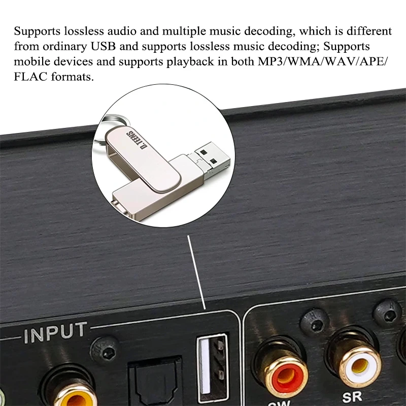 Hifi 5.1ch Audio Decoding Bluetooth Music Player AC3 OPT AUX COAX USB Home Decoder QS7785PF Preamplifier Effector