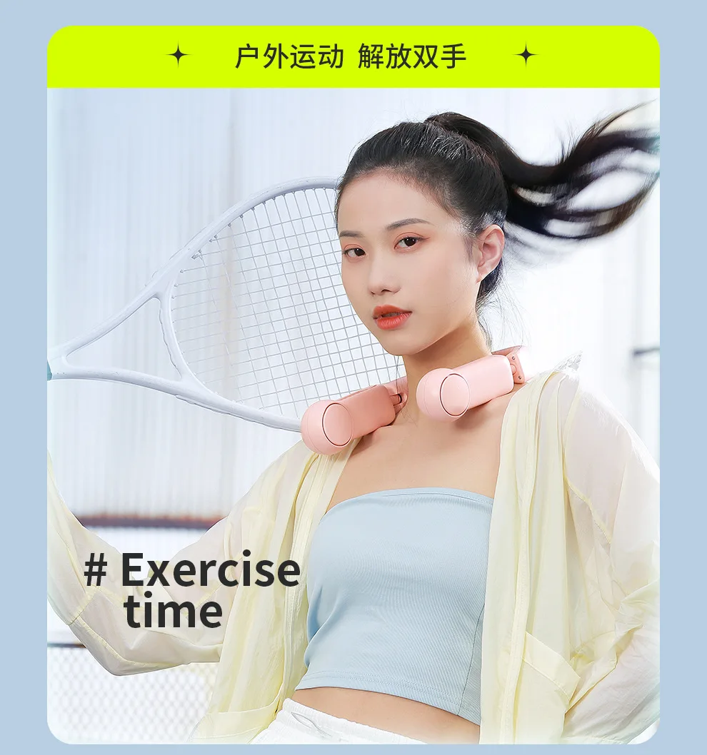 Xiaomi Folding Hanging Neck Fan Cooling Air Conditioning Fan description image 20