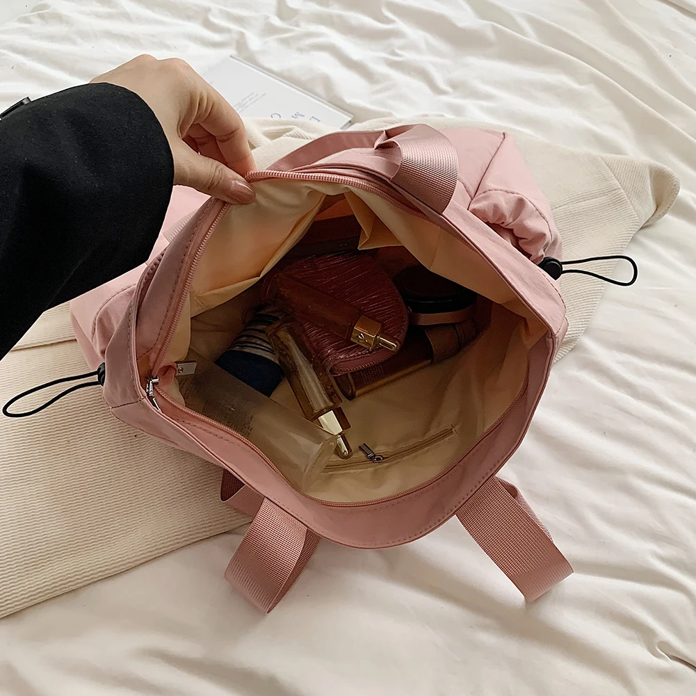 Tote Bag for Women Shoulder Bag Summer Beach Gym Bags Side-Cinch Nurse Bags Causal Handbag Purse for Travel Work Shopping Bag