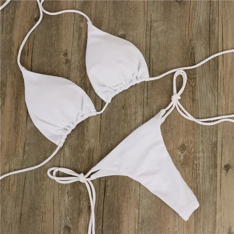 3/2 Pcs/Set Bikini Set Sexy Bikinis Bathing Suit Solid